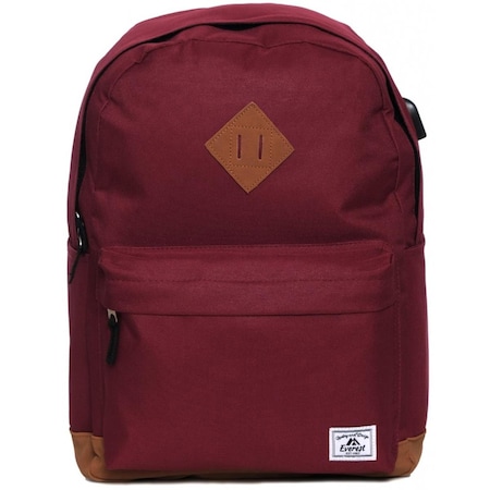 Better Than A Brand Vintage Laptop Backpack, Burgundy BE3496973